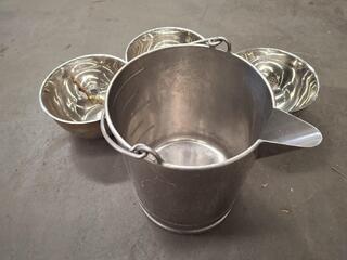 Stainless Steel Pail and Mixing Bowls