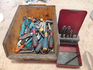 Assorted Hand Tools and Tap Set