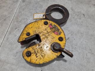 Steel Plate Lifting Clamp, 3-Ton Capacity