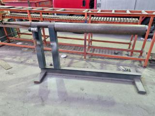 Custom Heavy Steel Workshop Material Roller / Anvil