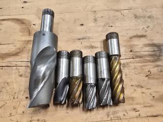 6 Large End Mills 