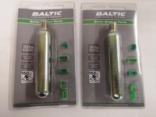 2x Baltic 33g CO2 Life Jacket Rearm Kits, New