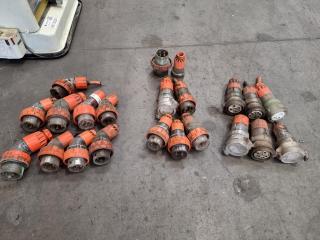 Large Assortment of 3 Phase Plug Ends