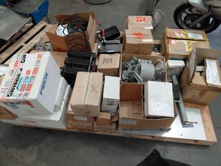 Pallet of Electrical and Electronic Parts and Components