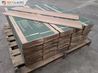 125x Wood-like Ceramic Floor Tiles, 24.3m2