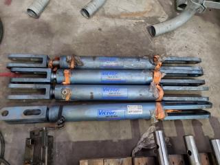 4x Hydraulic Cylinders by Victor