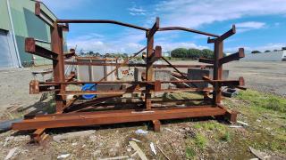 Large Corroded Steel Rack