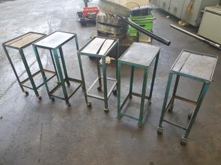 5 Steel Workshop Tables