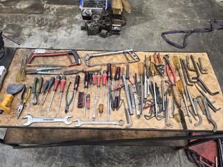 Assorted Hand Tool Lot Mixed Screwdrivers Pliers Spanners Allen Keys