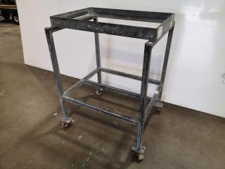 Mobile Steel Trolley for Large Plastic Bins