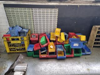 Large Lot of Parts Bins 