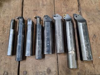 8x Assorted Lathe Indexable Boring Bars