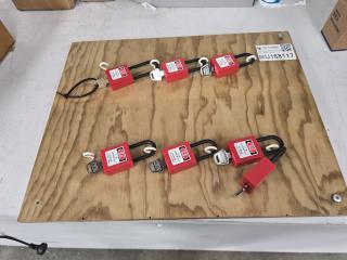 Safety Lockout Padlocks Set