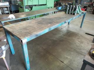 Steel Framed Ply Top Workbench