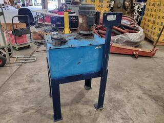 Industrial Hydraulic Tank w/ Single Phase Motor Pump