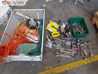 Large Wire Bin of Tools