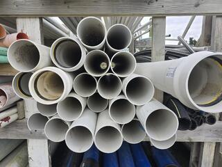 Assorted PVC pipes