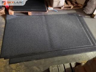 3x Heavy Duty Scrapper Floor Mats, Commercial Grade, 1150x2000mm