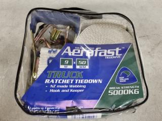 Aerofast Truck Ratchet Tiedown, 5000kg Strength