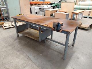 Steel Workbench with Irwin Vice