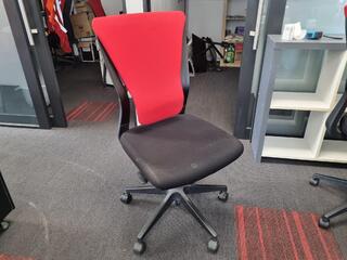 Stylish Red/Black Office Desk Chair