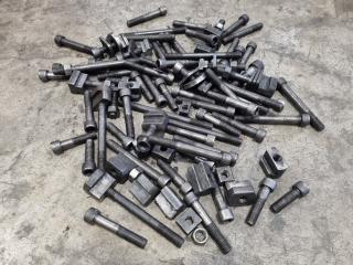 Assorted 16mm Dia Lockdown Bolts w/ T-Slot Nuts