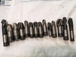 14x Assorted Ball End Mill Cutters, Imperial Sizes