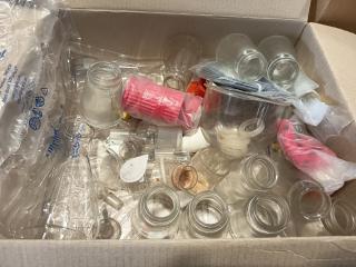 Assorted Beakers, Flasks, etc