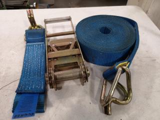 9.5-Metre Blue Ratchet Tiedown, 5-Ton Rating