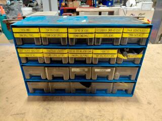 Metal Tool Drawer Cabinet with Contents