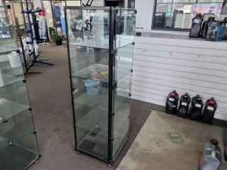 Mobile Glass Display Cabinet