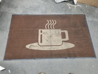 Cafe Coffee Rug, 1440x860mm Size