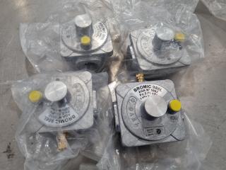 4x Bromic 986L LPG Gas Commercial Appliance Regulators, New