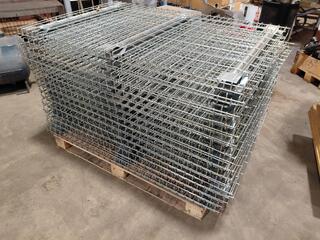Steel Wire Mesh Pallet Rack Shelves