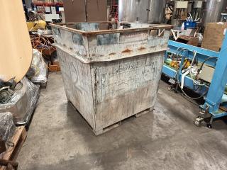 Large Metal Bin