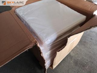 24x King Size White PC Flat Bed Sheets, Bulk Lot, New