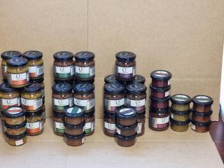 Large Assortment of "Choice Fruit" Chutney & Spreads