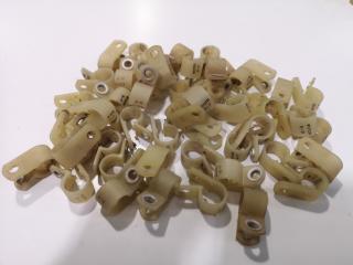 50x Aviation Plastic Loop Clamps for Wire Support Type MS25281 R7