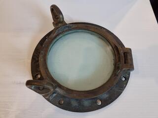 Brass Steamship Porthole Assembly