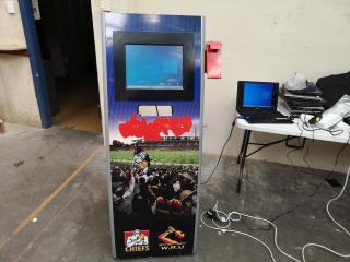 Mobile Retail Event Kiosk w/ LCD Touch Screen Monitor