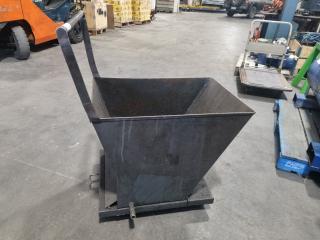 Heavy Duty Scrap Metal Tipping Bin Trolley