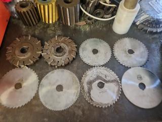 8 Milling Machine Blades 