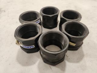 5 x SS50 50mm Hex Socket