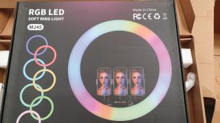 RGB LED Ring Light and Stand