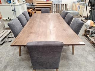 Dining Room Table & 8 x Dining Chairs