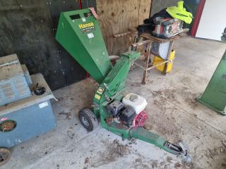 Towable Hansa Model-C7 Petrol Chipper 