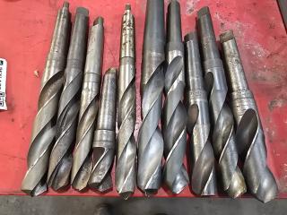 10 Morse Taper Drill Bits 