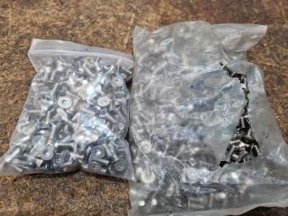 Stainless Steel M5x15mm Hex Screws, Approx 8kg