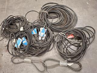 Assorted V-belts and drive belts 