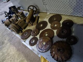 Assorted Mill Cutters & Lathe Components
